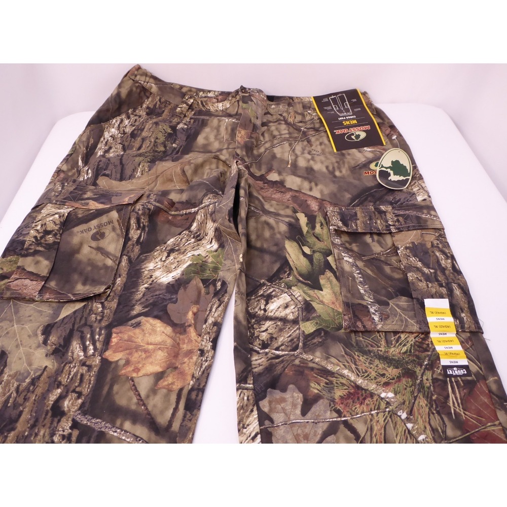 NWT Mossy Oak Mens CAMO Cargo Pant 40/42 XL